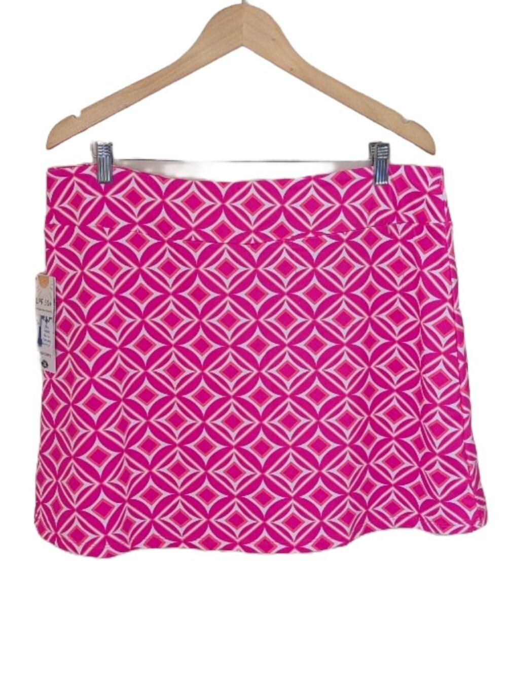 Lulu B Pink Diamond Cha Cha Skort Activewear UPF 50+ Size XL NWT - Picture 2 of 13